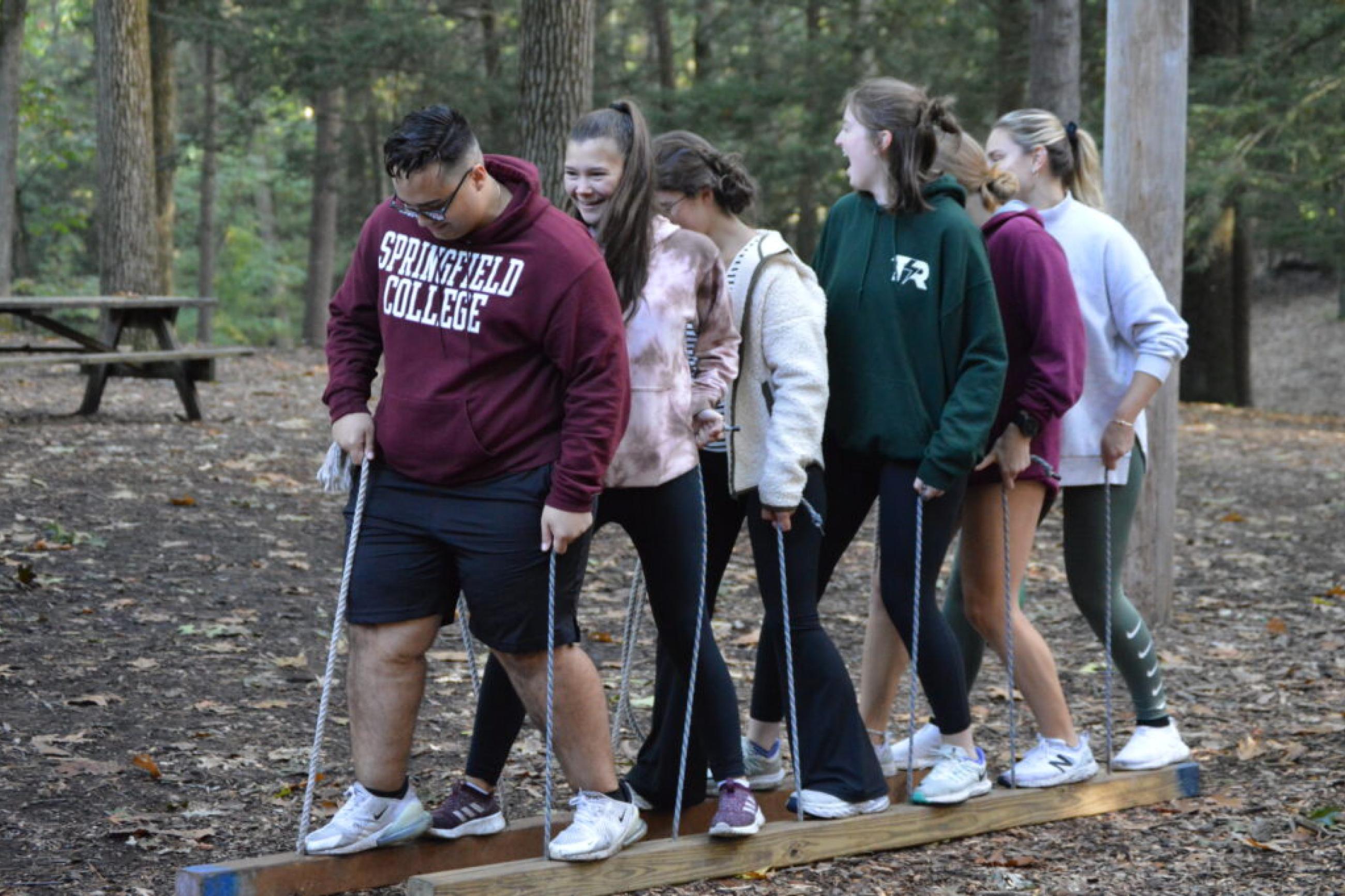 Physician Assistant Program Tackles Challenge Course at East Campus